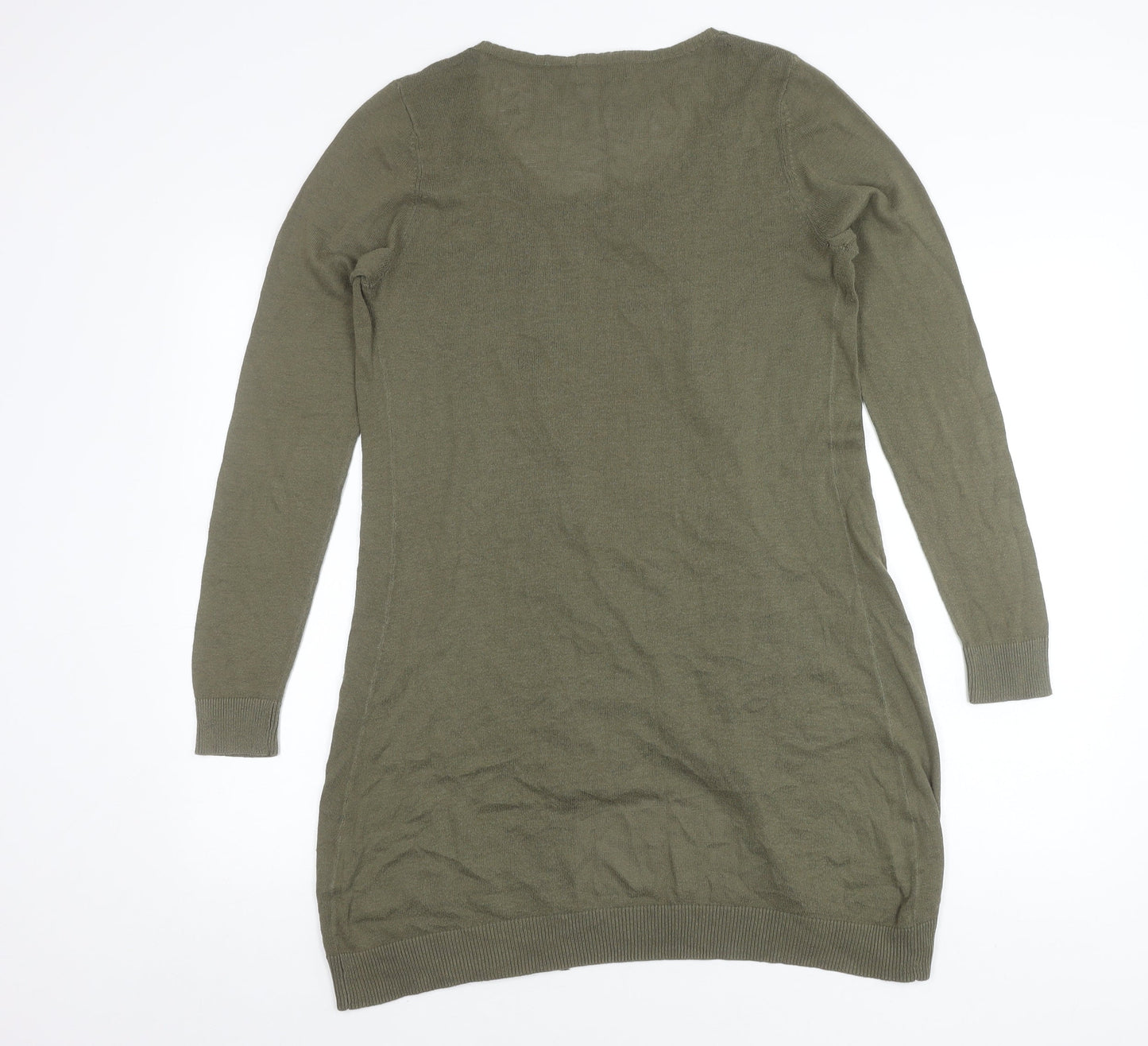 Womens UK Size 12 Marks and Spencer Green Cardigan Jumper