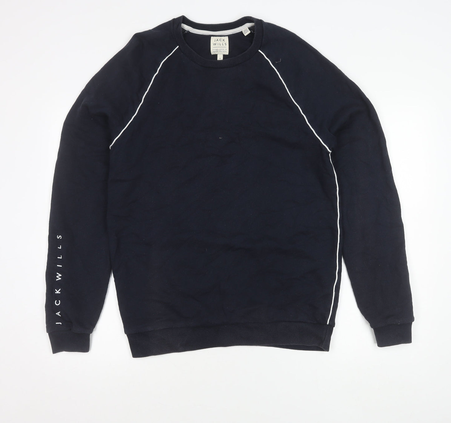 Mens UK Size M Jack Wills Blue Pullover Sweatshirt