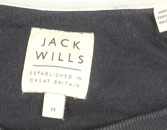 Mens UK Size M Jack Wills Blue Pullover Sweatshirt