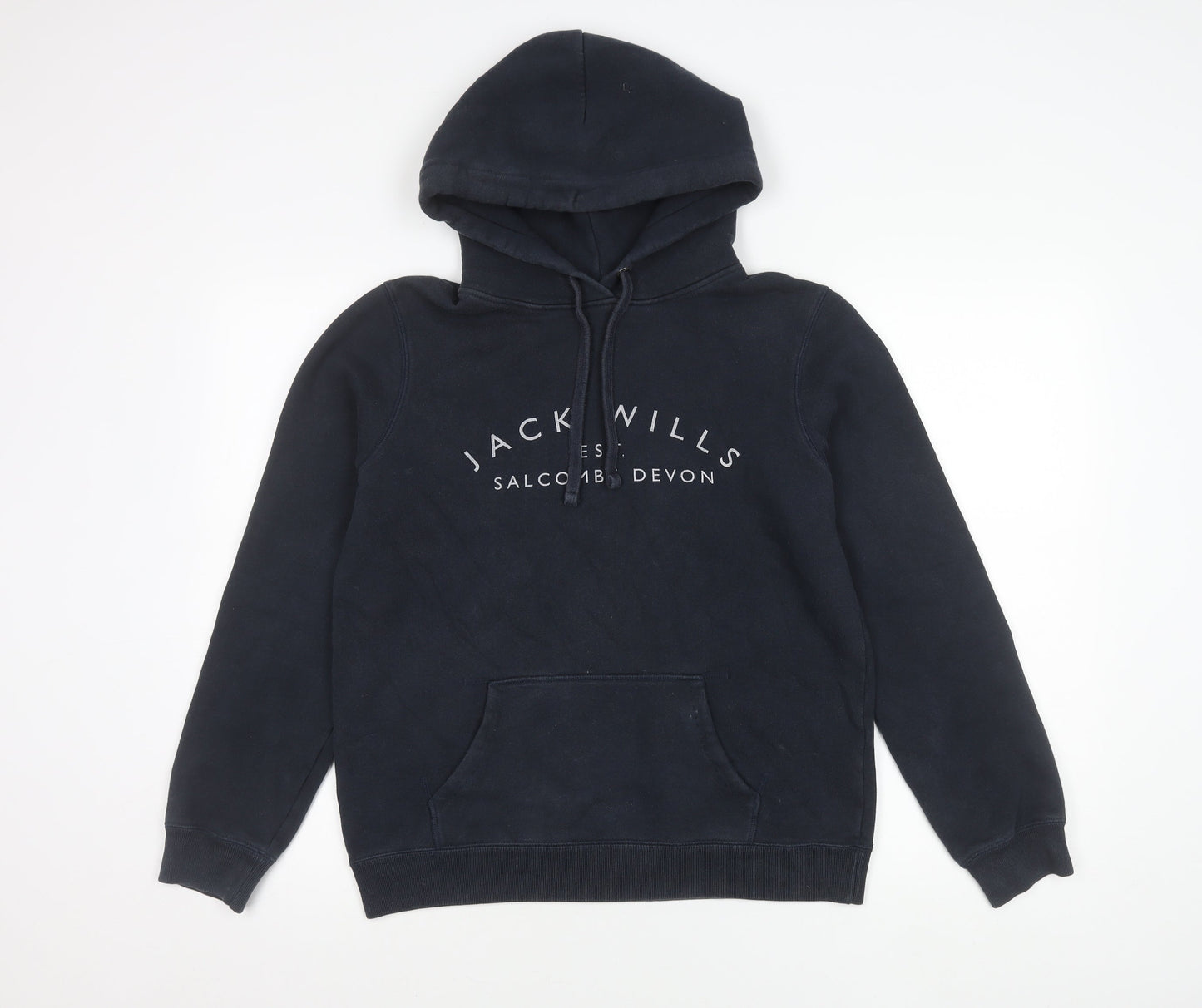 Womens UK Size 12 Jack Wills Blue Pullover Hoodie