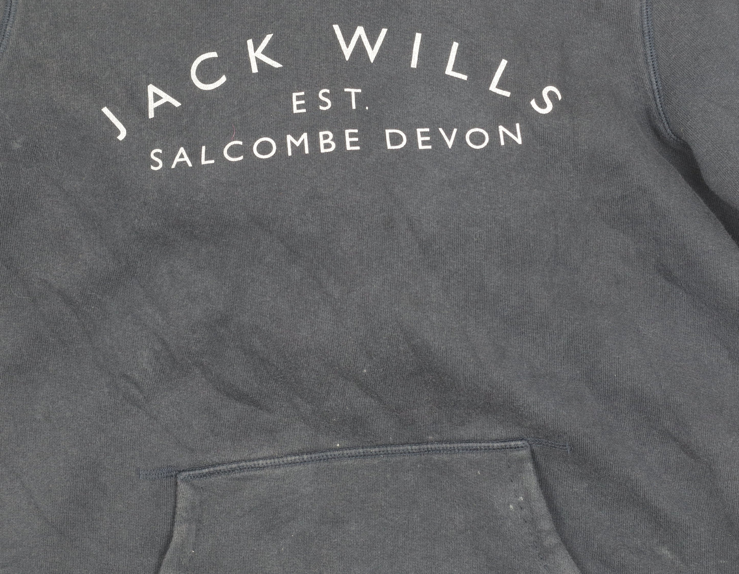 Womens UK Size 12 Jack Wills Blue Pullover Hoodie