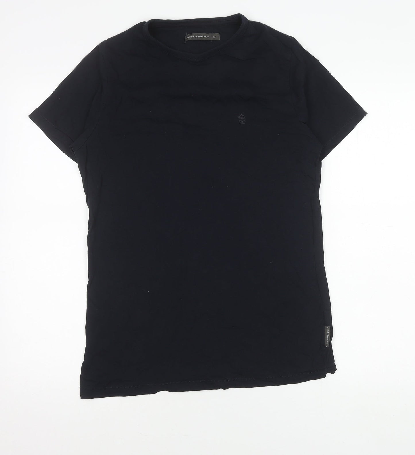 Mens UK Size M French Connection Black  T-Shirt