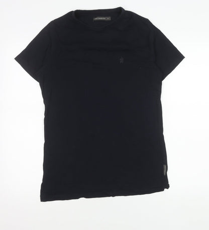 Mens UK Size M French Connection Black  T-Shirt