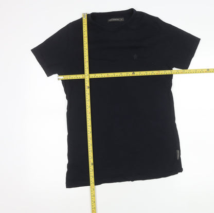 Mens UK Size M French Connection Black  T-Shirt
