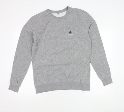 Mens UK Size M Continental Grey Pullover Sweatshirt