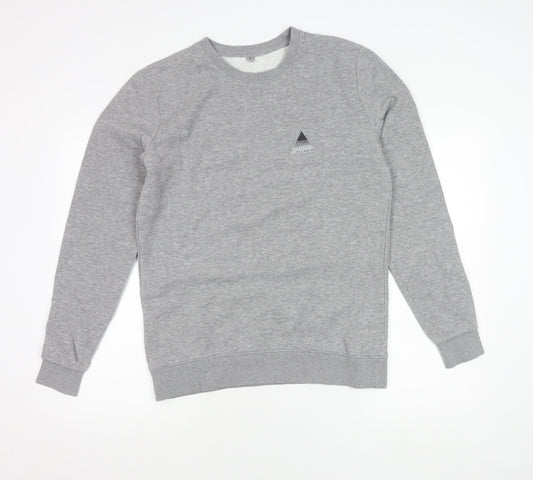 Mens UK Size M Continental Grey Pullover Sweatshirt