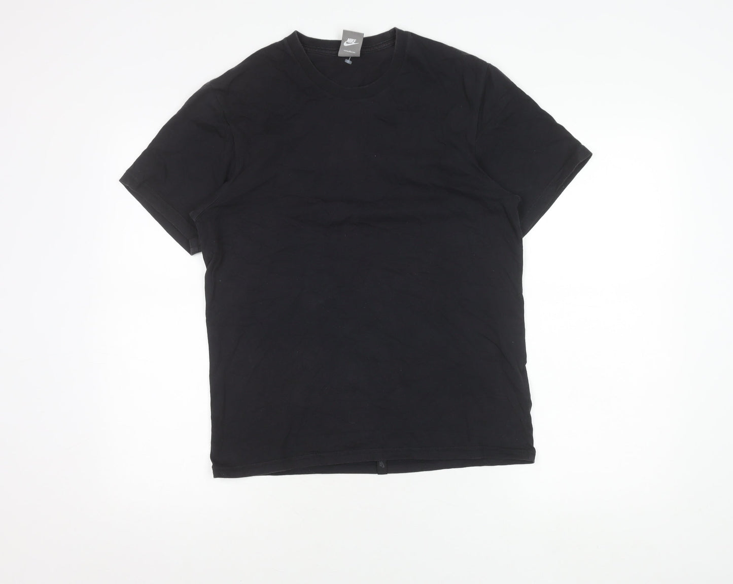 Nike Men’s Black Graphic Print T-Shirt Size S Crew Neck Cotton