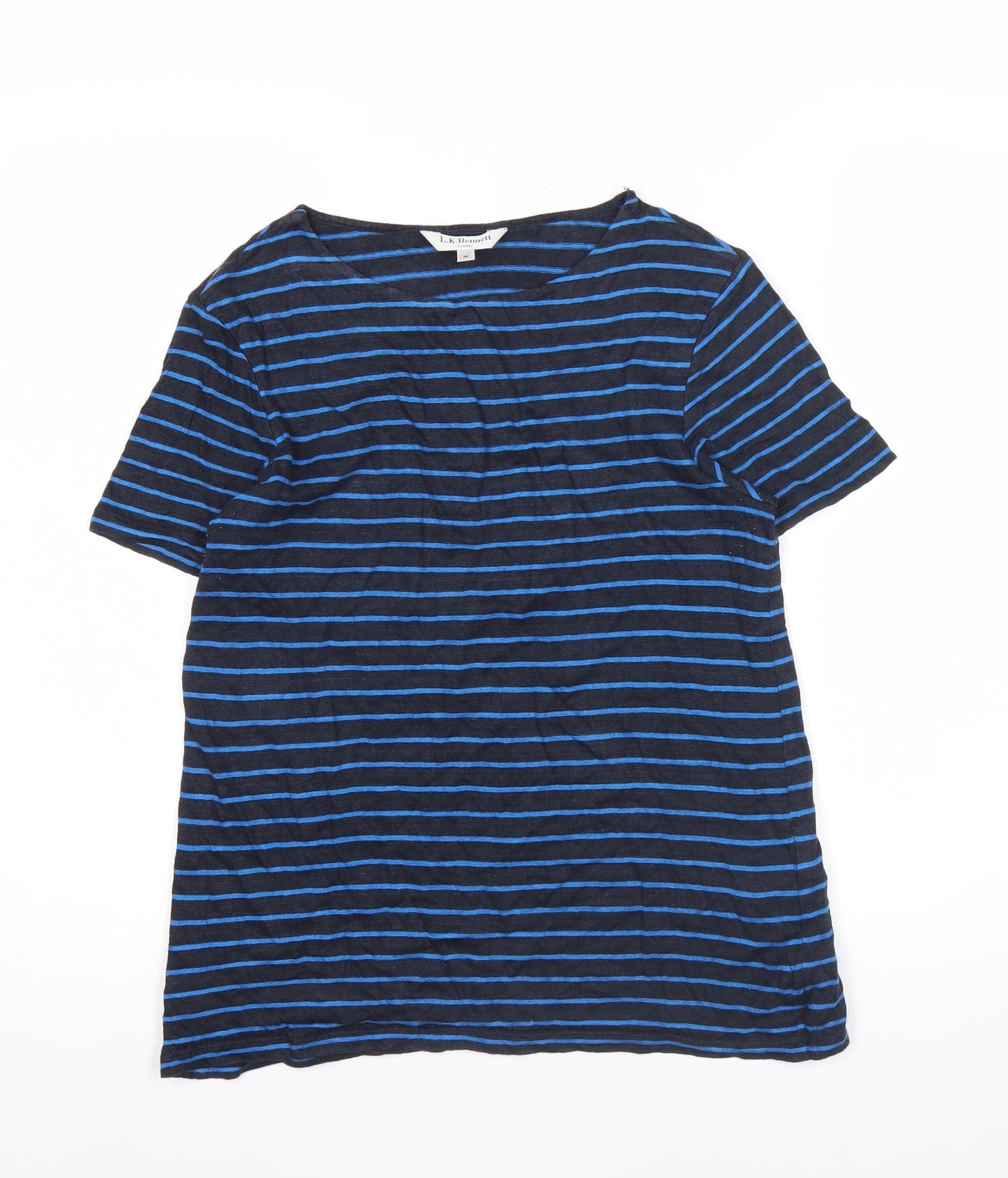 Womens UK Size M L.K. Bennett Blue Basic T-Shirt