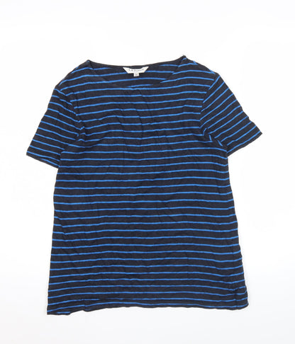 Womens UK Size M L.K. Bennett Blue Basic T-Shirt