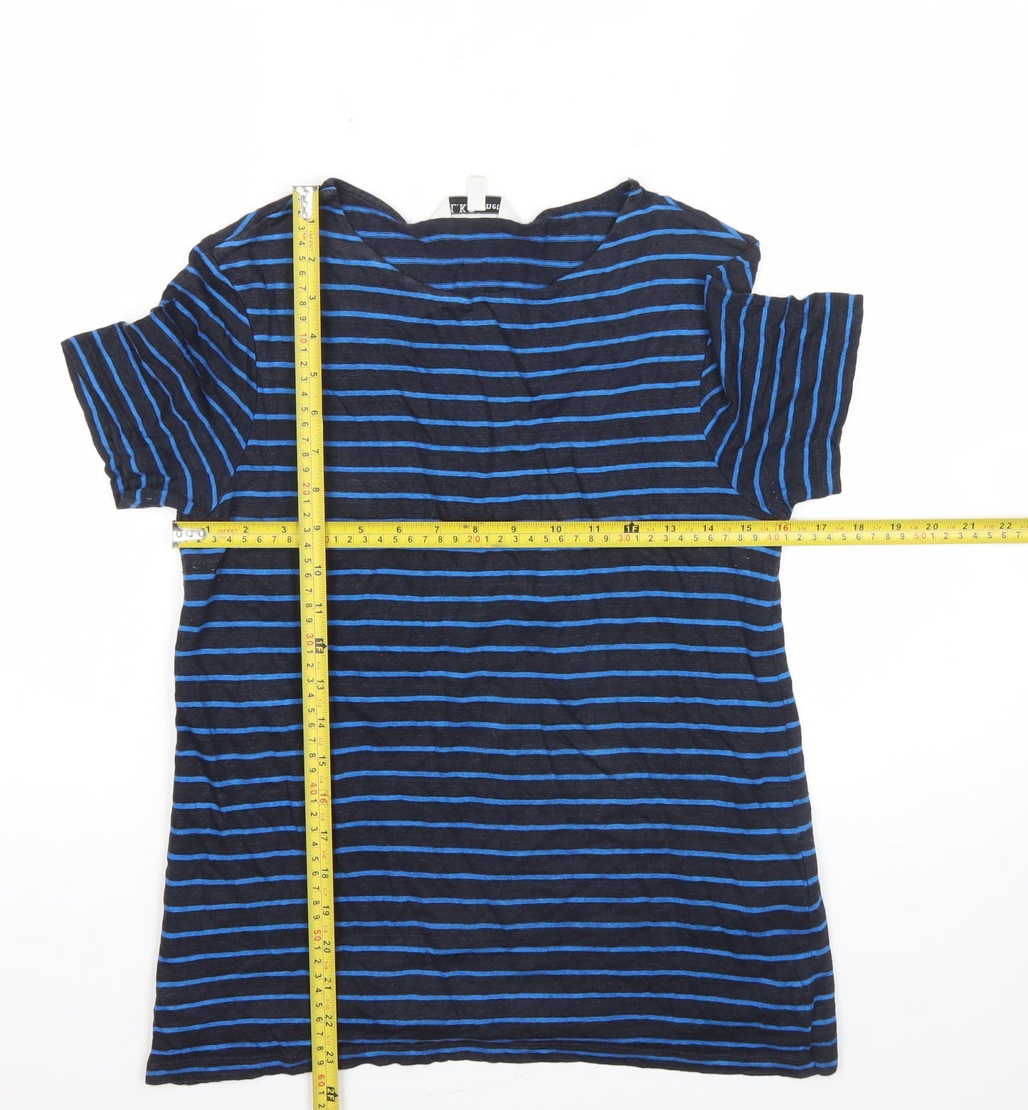 Womens UK Size M L.K. Bennett Blue Basic T-Shirt