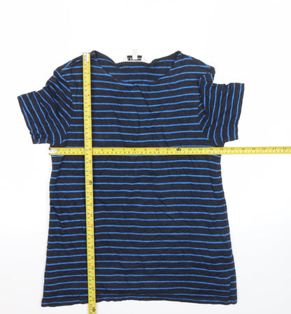 Womens UK Size M L.K. Bennett Blue Basic T-Shirt