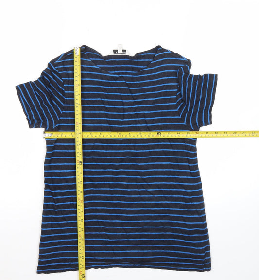 Womens UK Size M L.K. Bennett Blue Basic T-Shirt