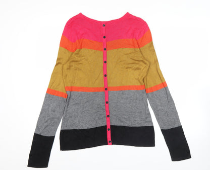 Jonathan Saunders Women’s Multicolour Striped Cardigan Size 12