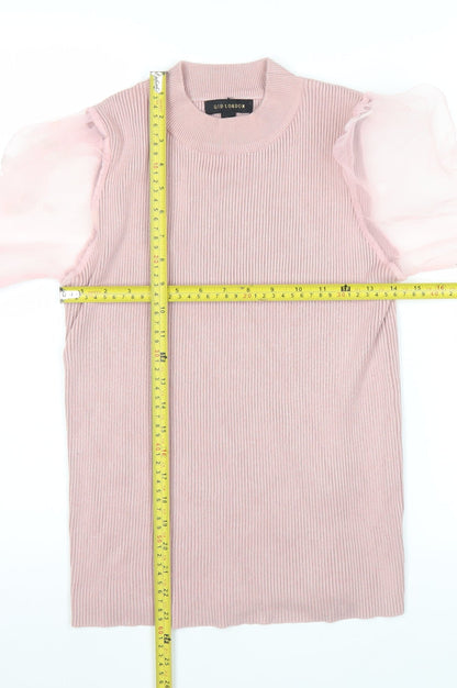 Womens UK Size M QED London Pink Pullover Jumper