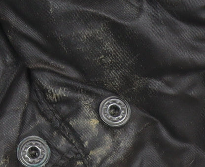 Papaya Women’s Brown Size 16 Hooded Parka Coat Cotton Mid Length