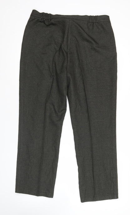 Womens UK Size XL Marks and Spencer Regular Fit Business Casual Workwear Green T