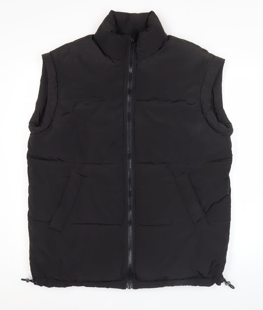 Mens UK Size XS H&M Black Puffer Jacket