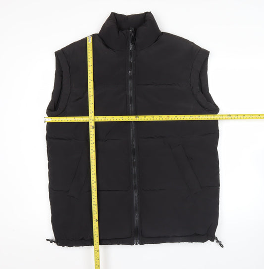 Mens UK Size XS H&M Black Puffer Jacket