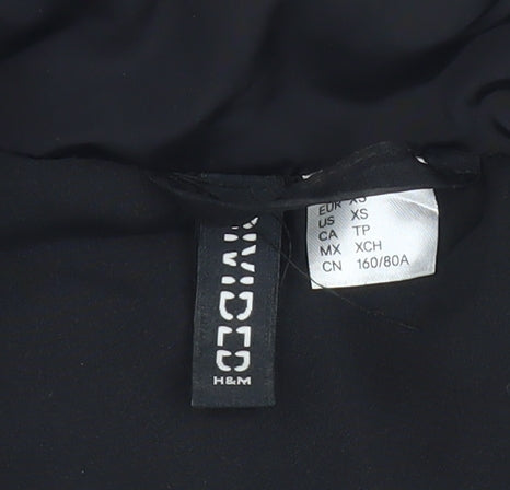 Mens UK Size XS H&M Black Puffer Jacket