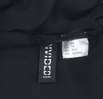 Mens UK Size XS H&M Black Puffer Jacket