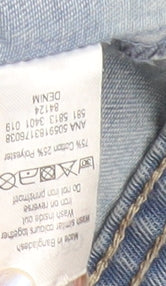 George Girls Blue Denim Sequin Shirt Jacket 12-13 Years Button Up