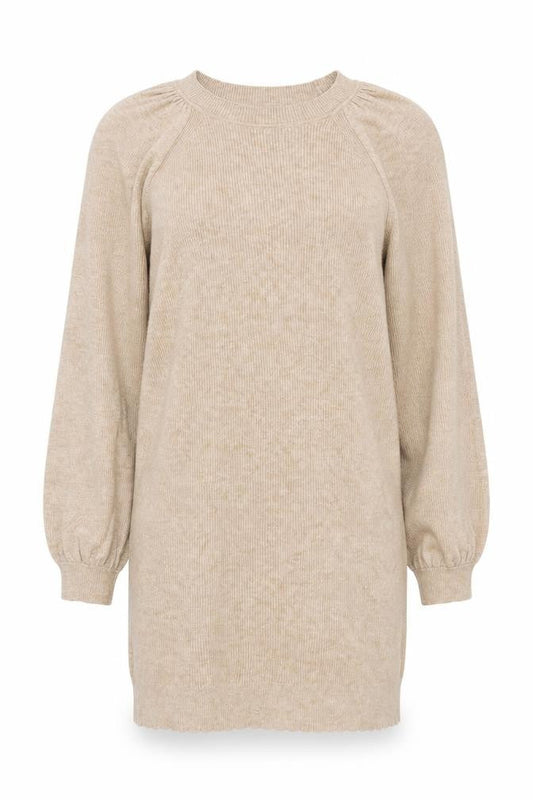 Womens UK Size 8 Oliver Bonas Beige Tunic Jumper