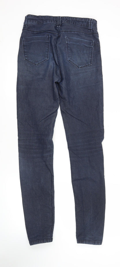 Womens UK Size 10 Papaya Slim Fit Skinny Blue Jeans