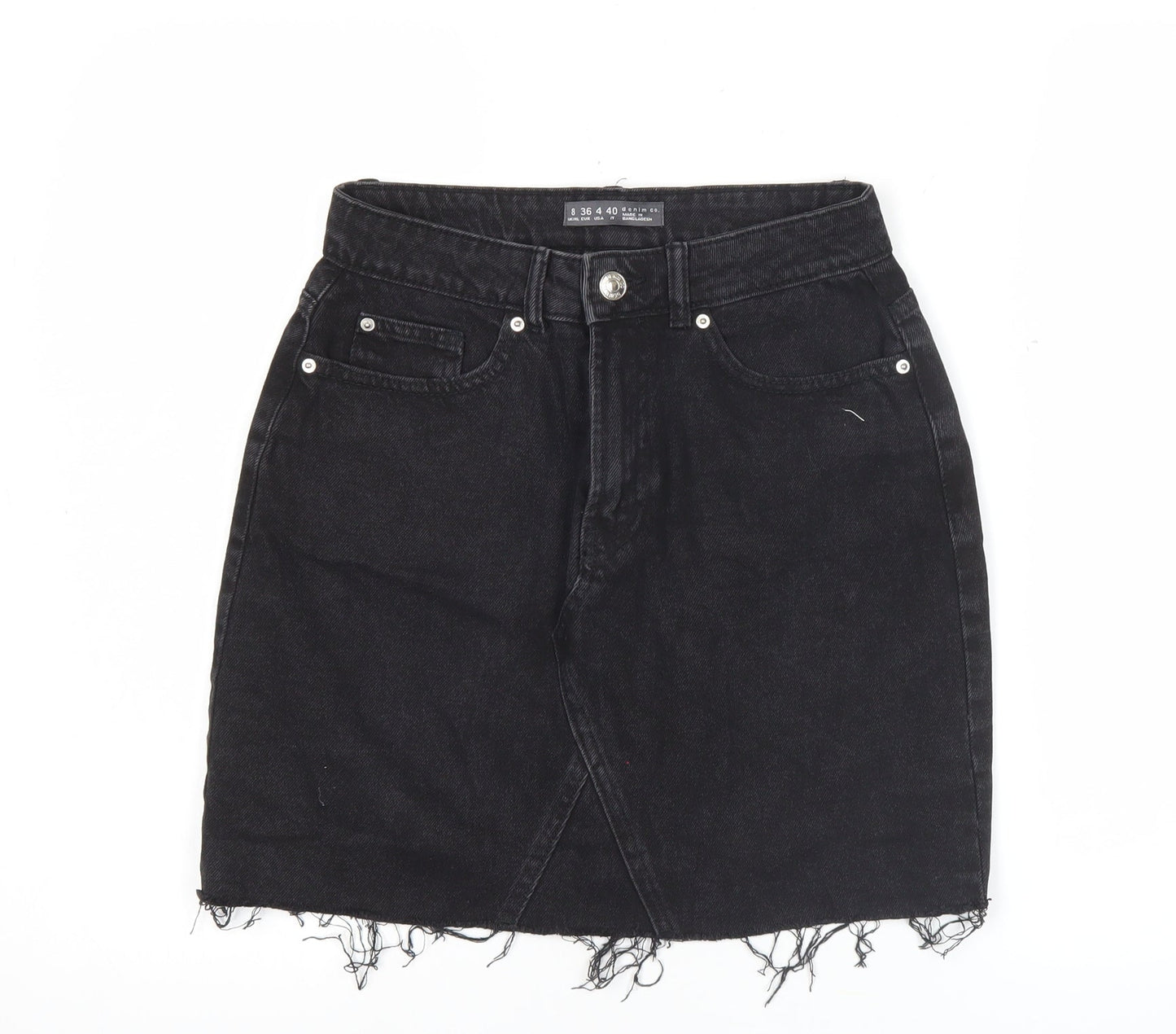 Womens UK Size 8 Denim Co. Straight & Pencil Denim Skirt