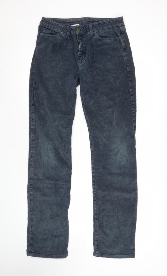 American Apparel Men's Blue Corduroy Slim Fit Trousers Size 29