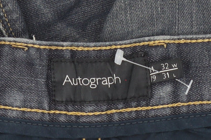 Marks and Spencer Autograph Men’s Blue 32W 31L Slim Straight Jeans
