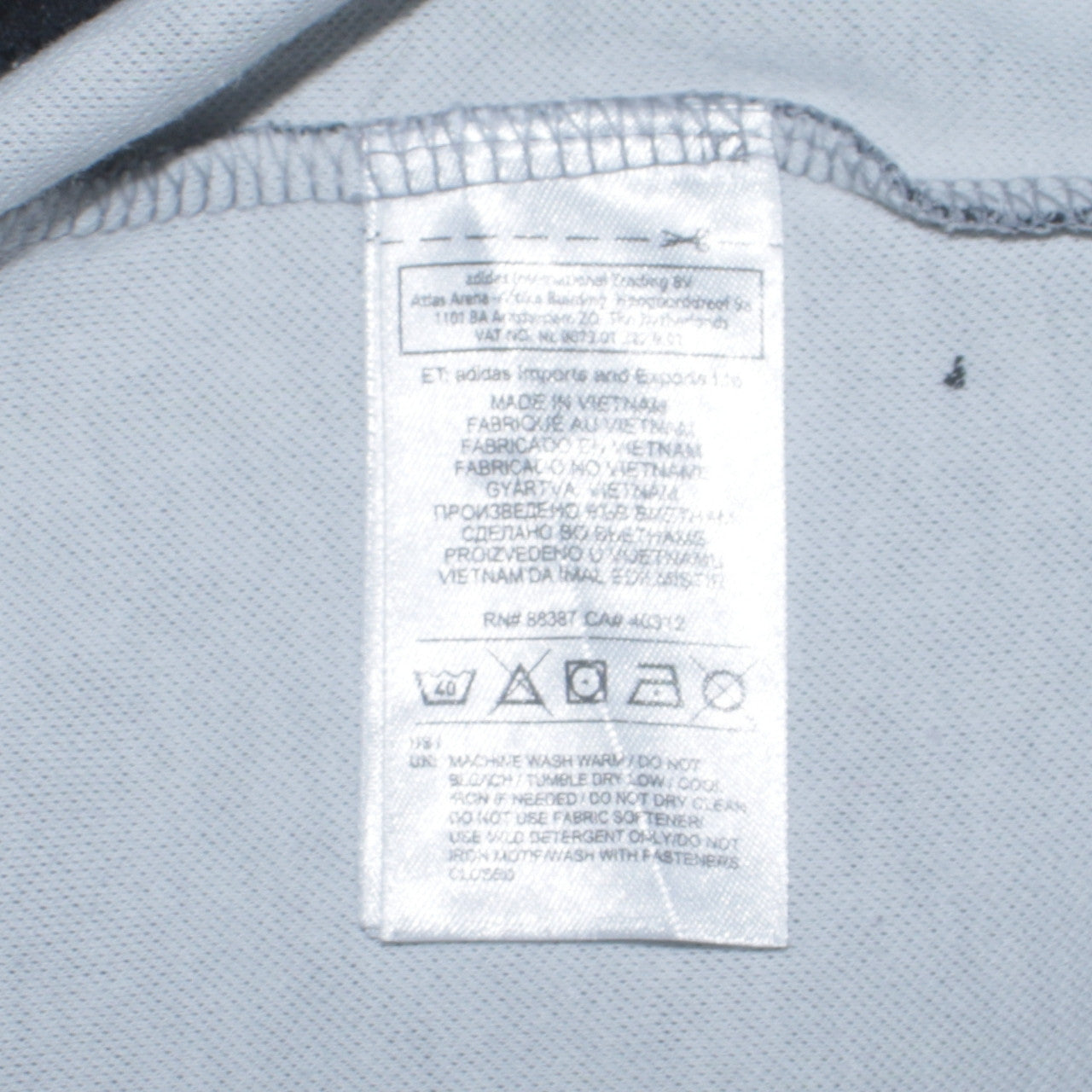 Adidas Men’s Grey Track Jacket M Regular Fit Full Zip