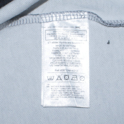 Adidas Men’s Grey Track Jacket M Regular Fit Full Zip