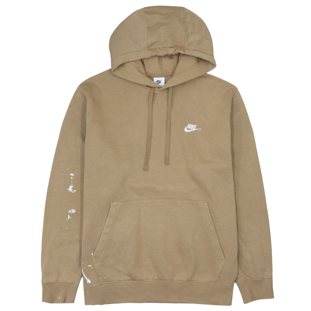 Mens UK Size L Nike Brown Pullover Hoodie