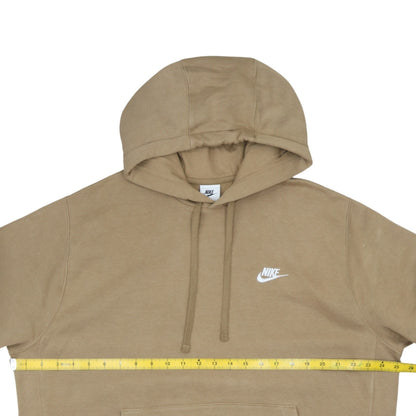 Mens UK Size L Nike Brown Pullover Hoodie