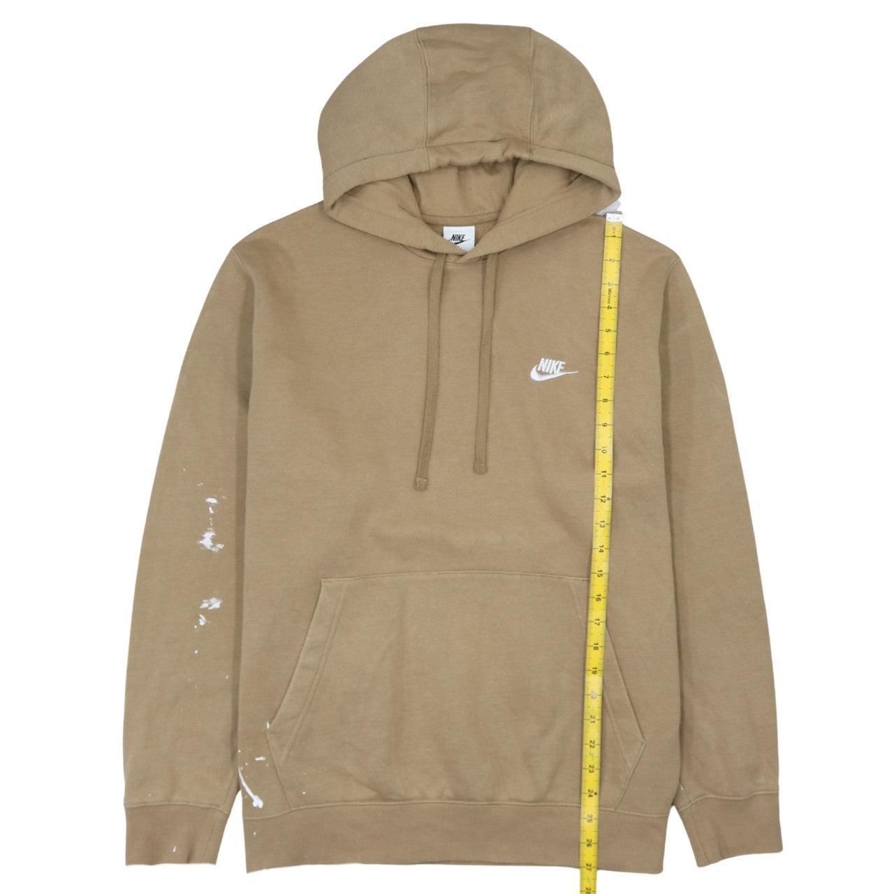 Mens UK Size L Nike Brown Pullover Hoodie