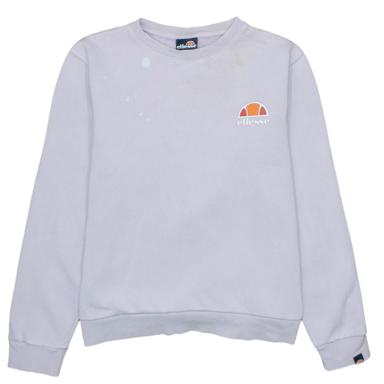 Ellesse Women's Purple Sweatshirt UK 10 Crew Neck Pullover Logo Sportswear