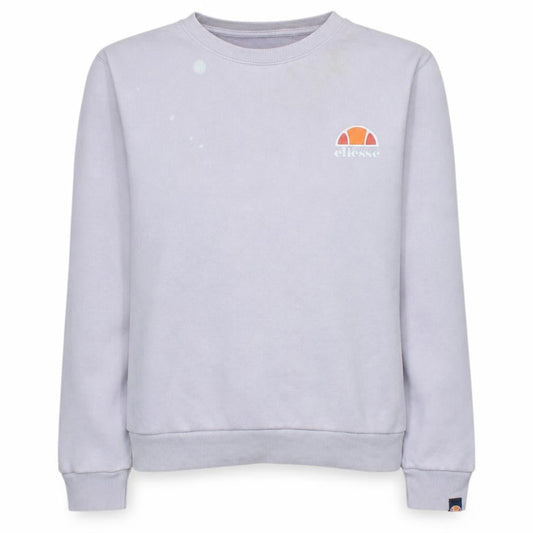 Front view of Ellesse Women's Purple Sweatshirt UK 10 Crew Neck Pullover Logo Sportswear