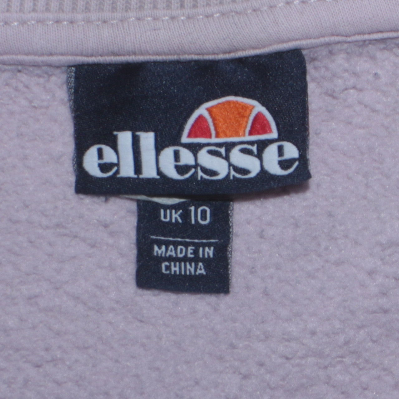 Ellesse Women's Purple Sweatshirt UK 10 Crew Neck Pullover Logo Sportswear