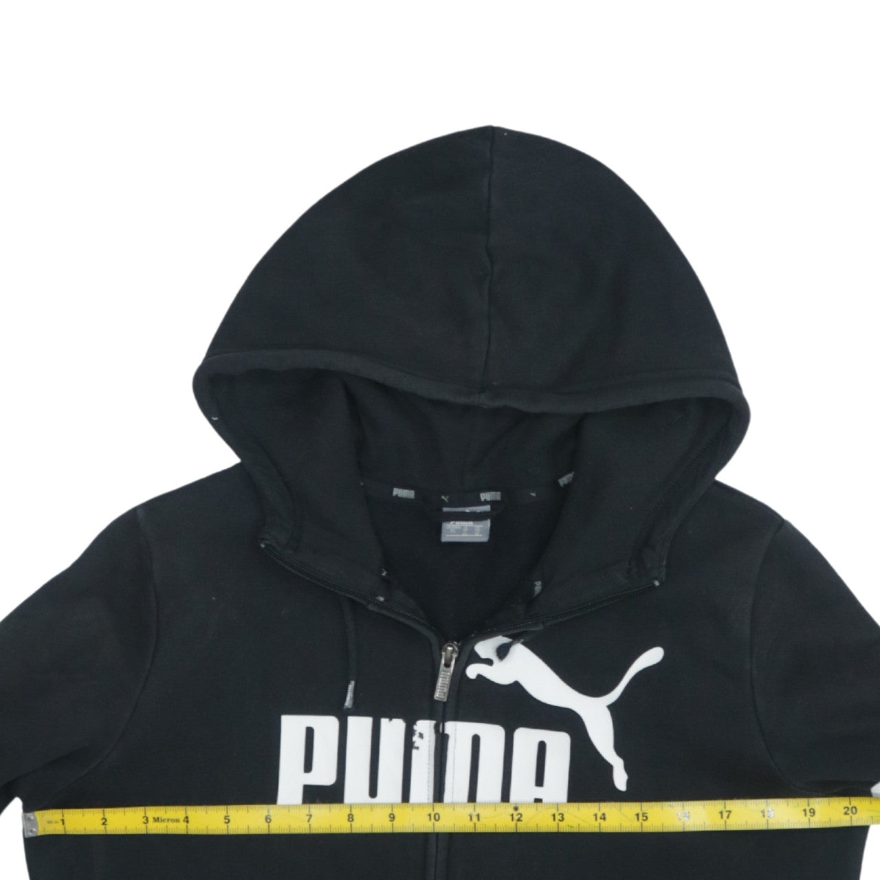 Mens UK Size XL PUMA Black Full Zip Hoodie