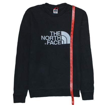 The North Face Mens Black Small Logo Pullover Sweatshirt