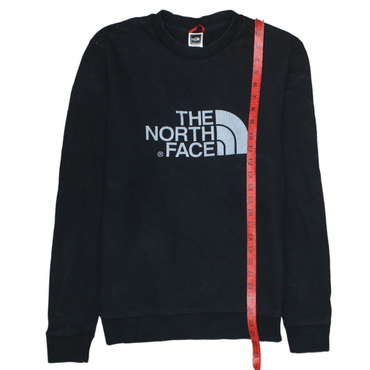 The North Face Mens Black Small Logo Pullover Sweatshirt