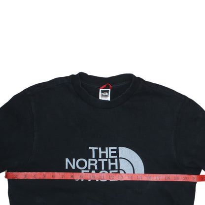 The North Face Mens Black Small Logo Pullover Sweatshirt