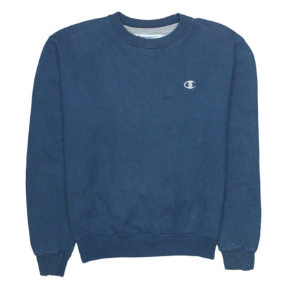 Mens UK Size M Champion Blue Pullover Sweatshirt