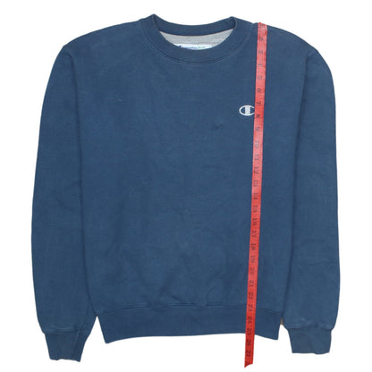 Mens UK Size M Champion Blue Pullover Sweatshirt