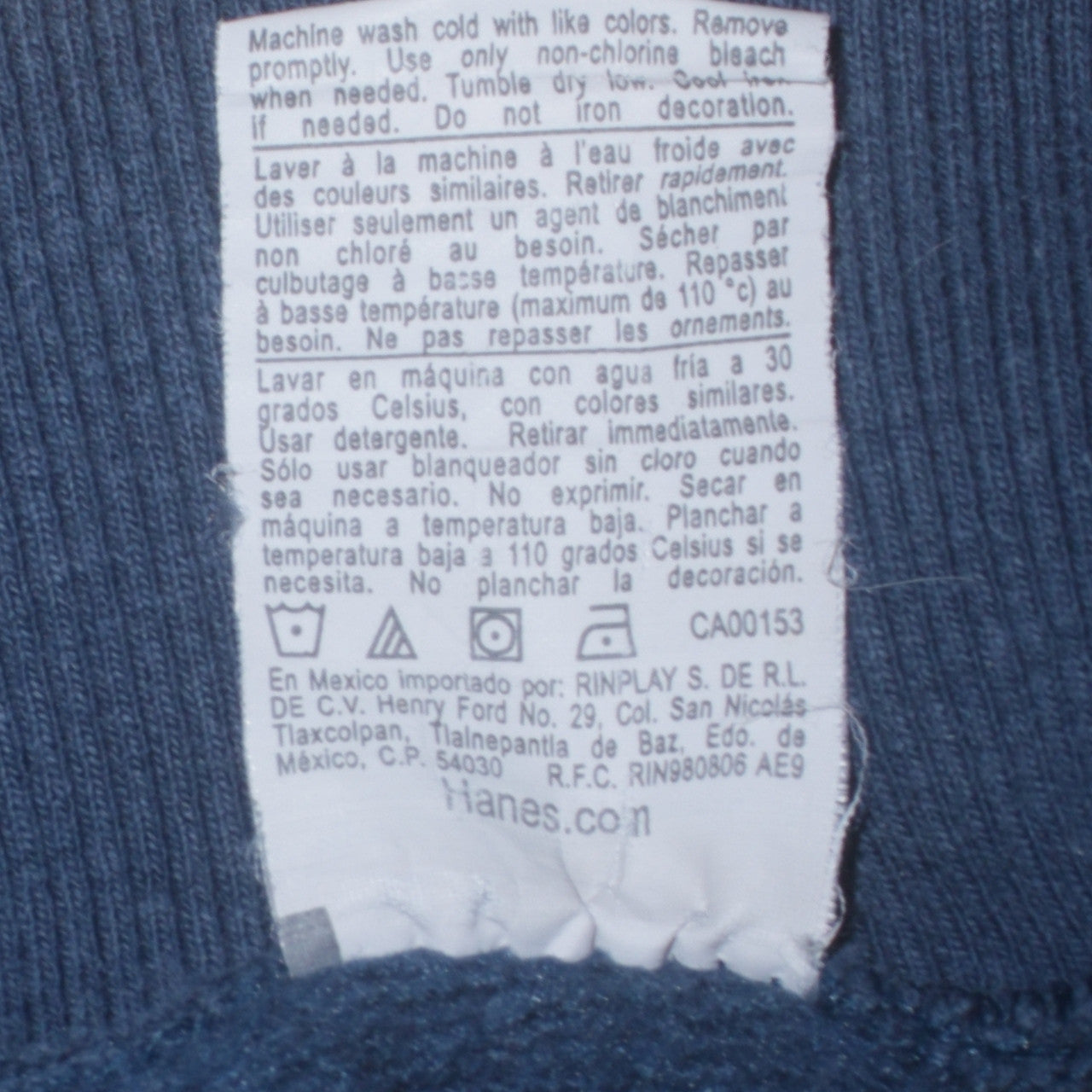 Mens UK Size M Champion Blue Pullover Sweatshirt