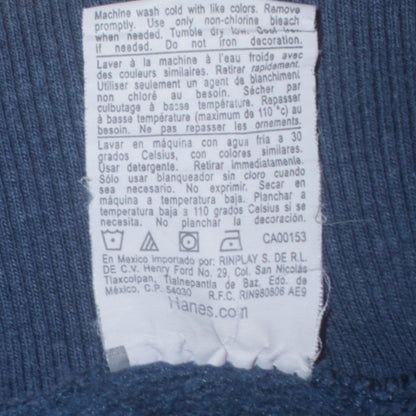 Mens UK Size M Champion Blue Pullover Sweatshirt