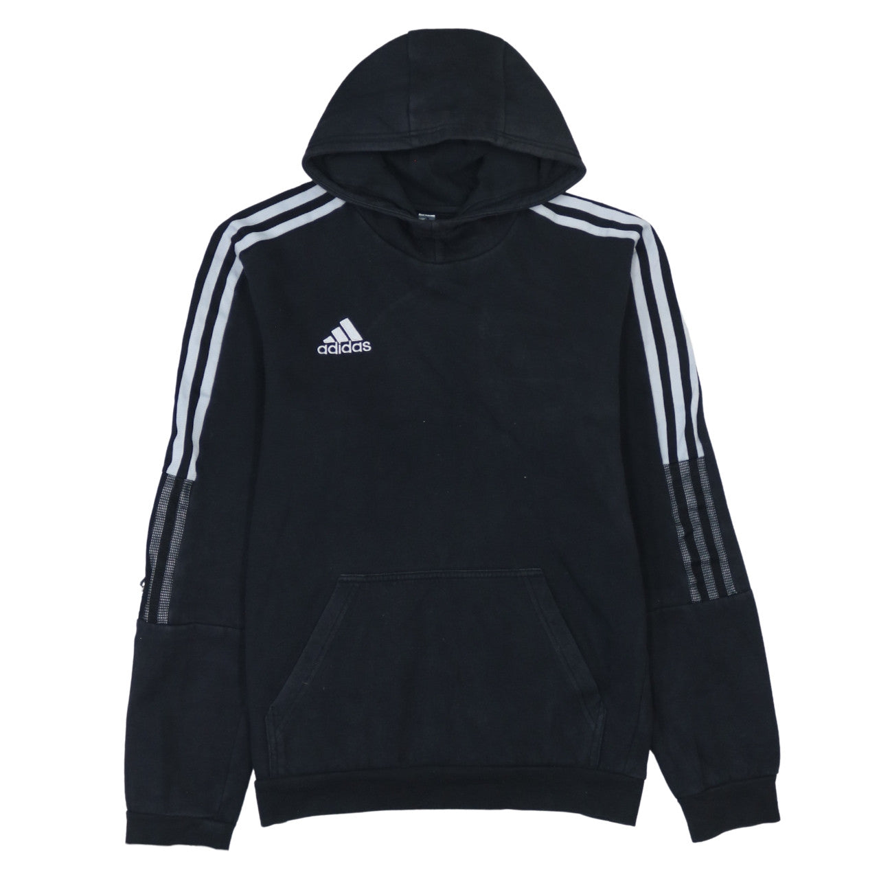 Mens UK Size S adidas Black Pullover Hoodie