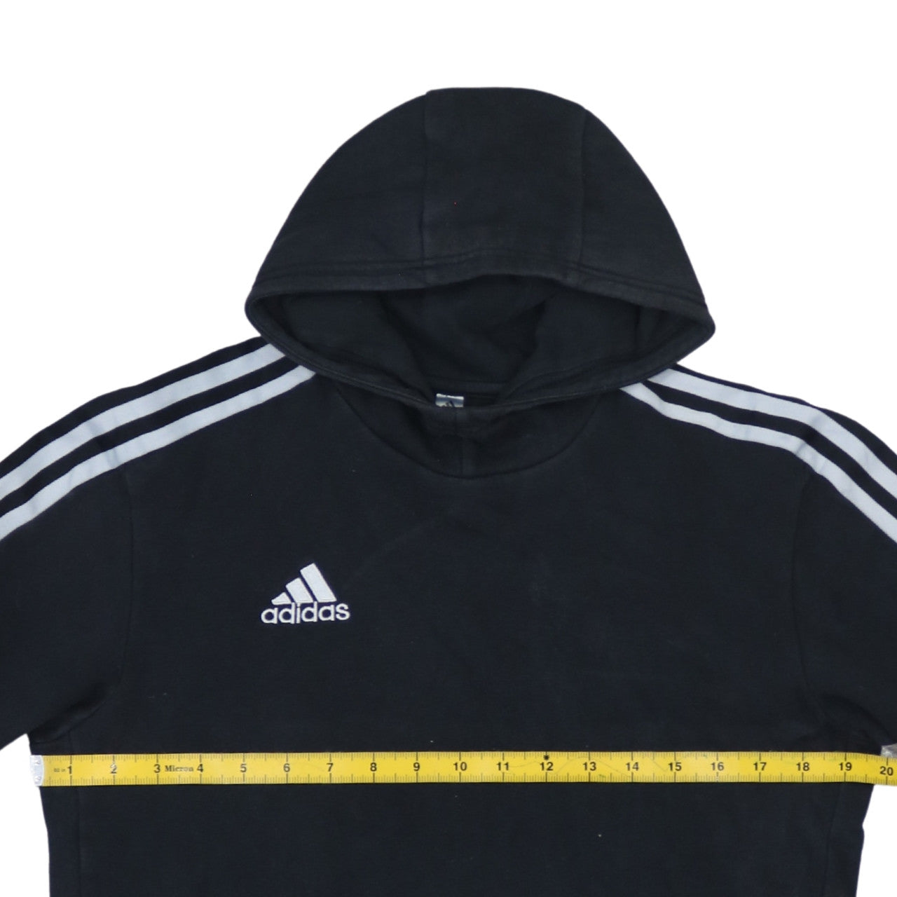 Mens UK Size S adidas Black Pullover Hoodie