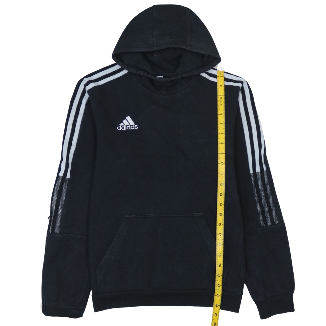 Mens UK Size S adidas Black Pullover Hoodie