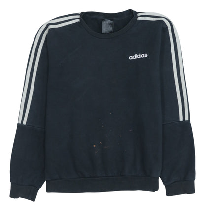 Mens UK Size S adidas Black Pullover Sweatshirt